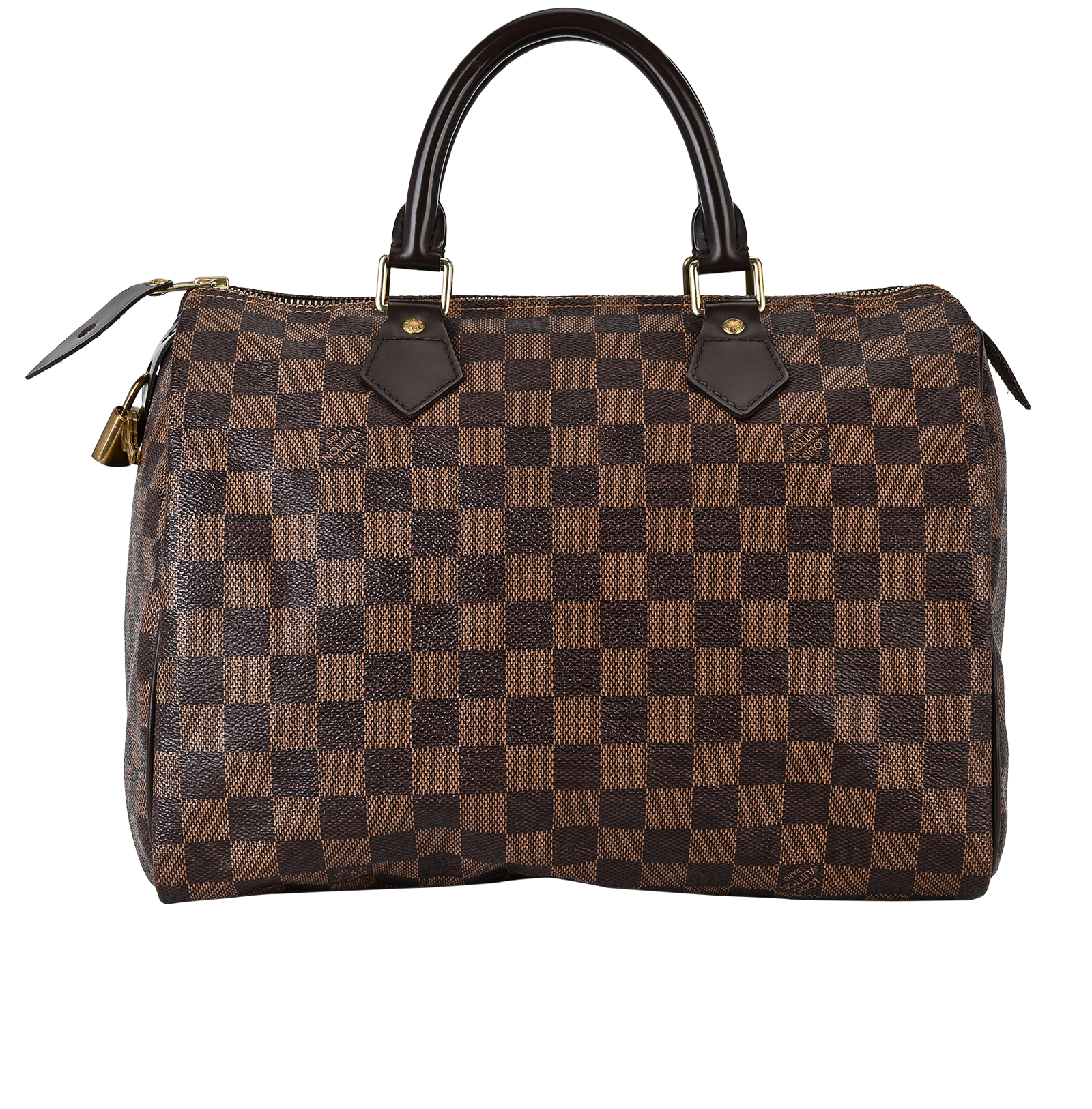Speedy 30, &pound;850, Handbags, Brown, Canvas, Back view